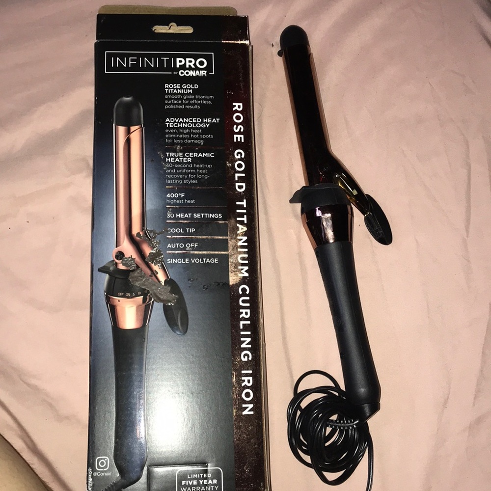 CONAIR Rose gold 1 INCH curling iron